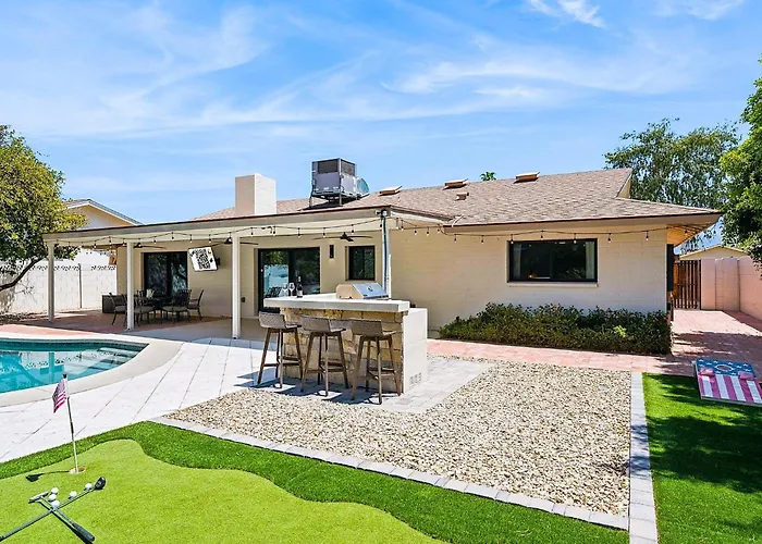 5br Estate, Heated Pool, Putting Camelback Views, Sleeps 12 * Scottsdale